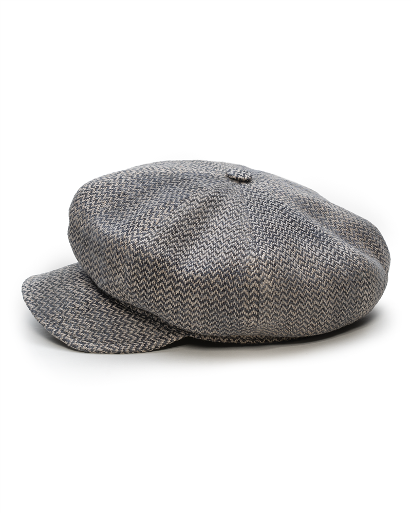 Navy herringbone